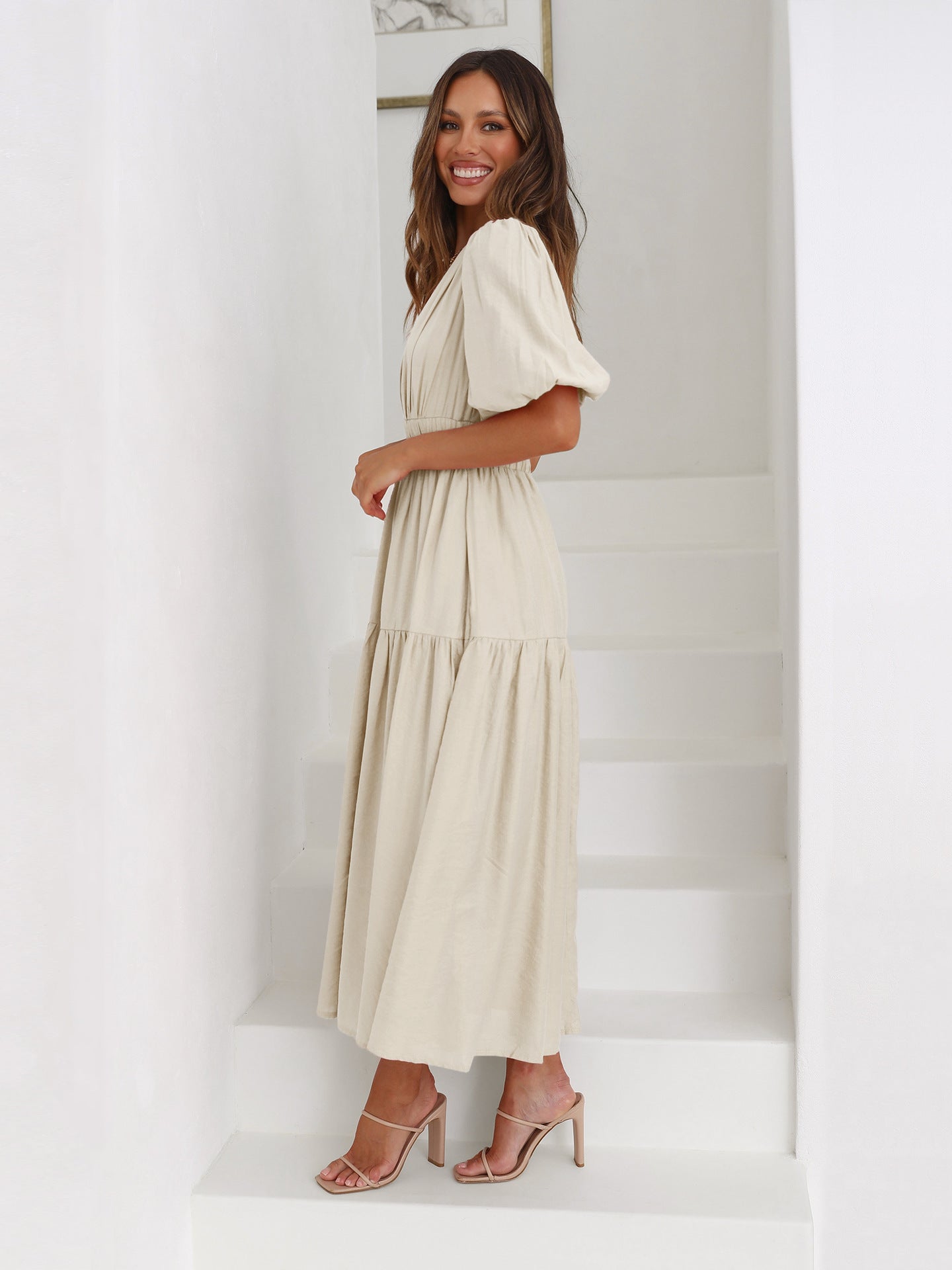Rivka | Puff & Flow Maxi Dress