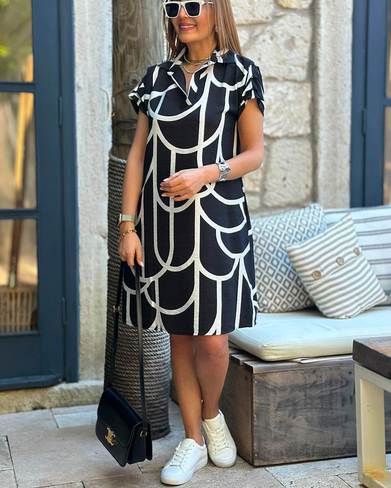 Emily | Dress with Short Sleeves