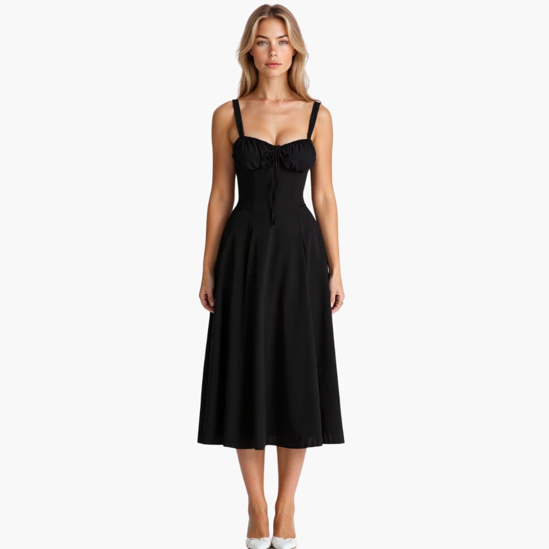 Elle | Corset Midi Dress