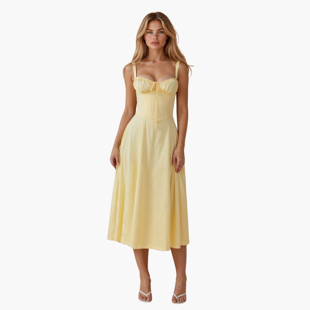 Elle | Corset Midi Dress