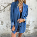 Mirela | A Relaxed Denim Blazer