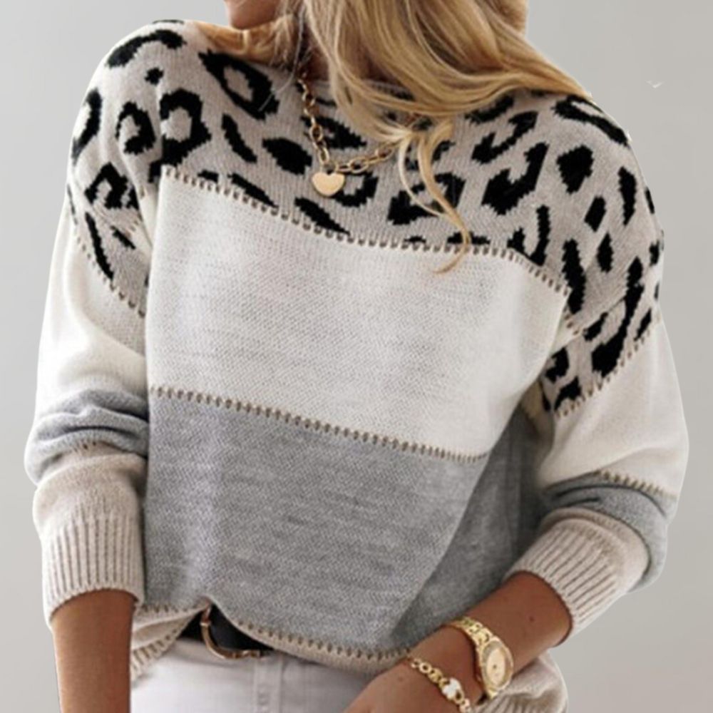 Lora | Leopard Elegance Sweater