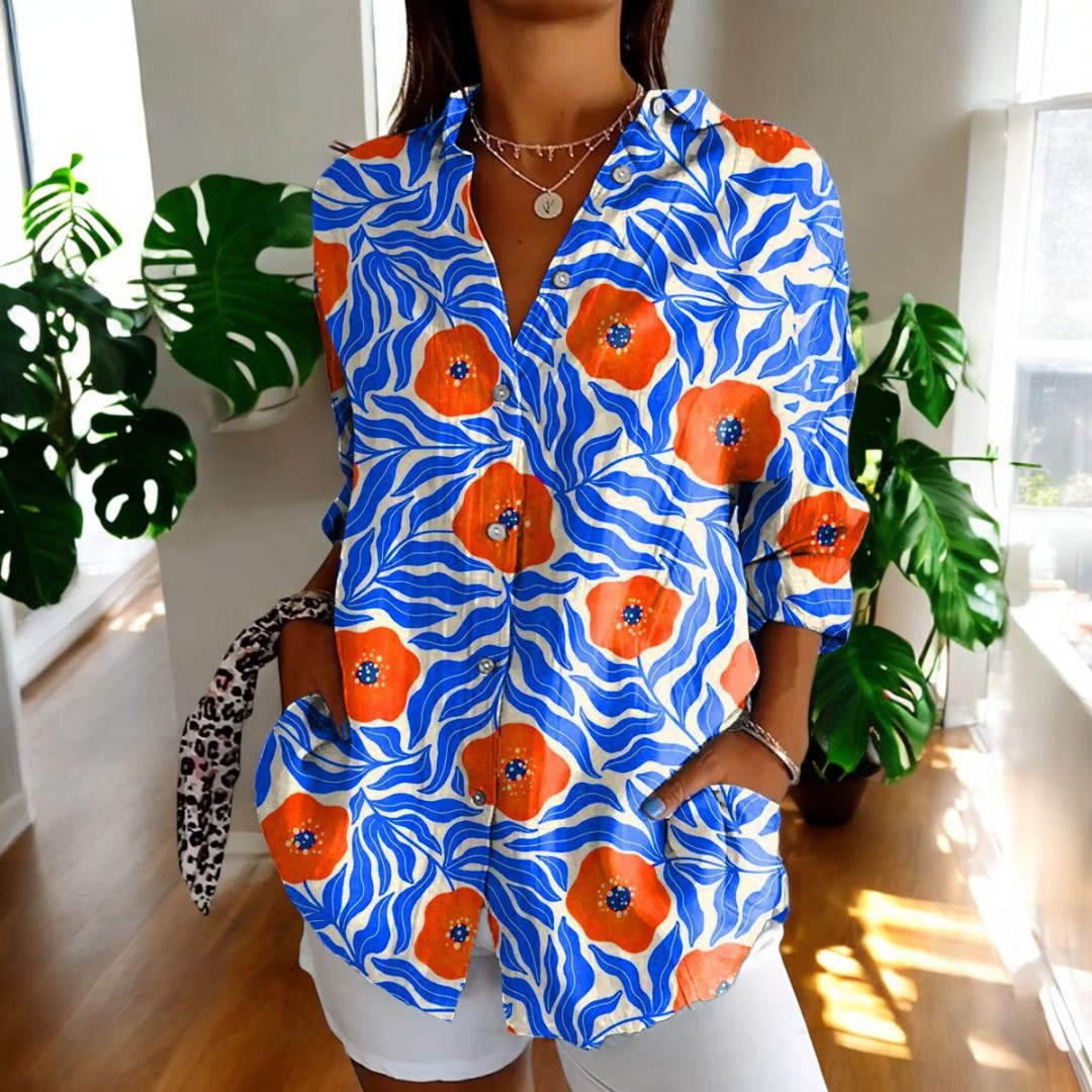 Erika | Vintage Flower Blouse