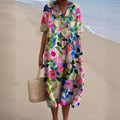Signe | Dress with Elegant Floral Pattern