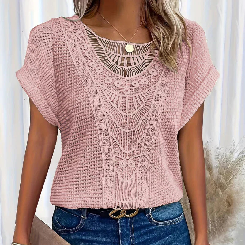 Melina | Elegant top with flowing cut