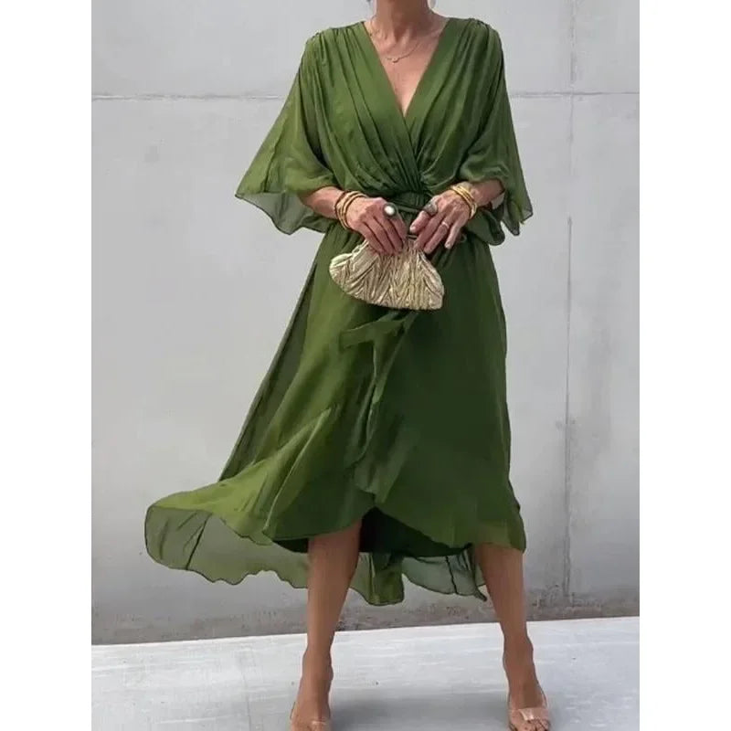 Sanya | Dress with flowing sleeves