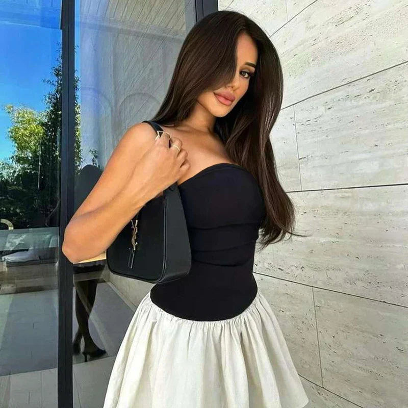 Lydia | Strapless mini dress