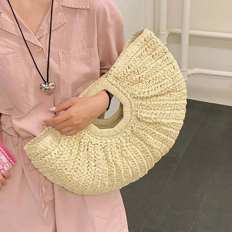 Jeanna | Chic Rattan Handbag