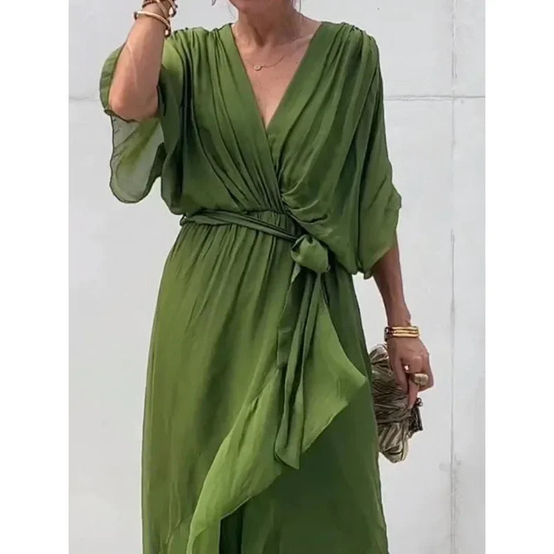 Sanya | Dress with flowing sleeves