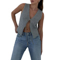 Ingrid | Open Front Knit Vest