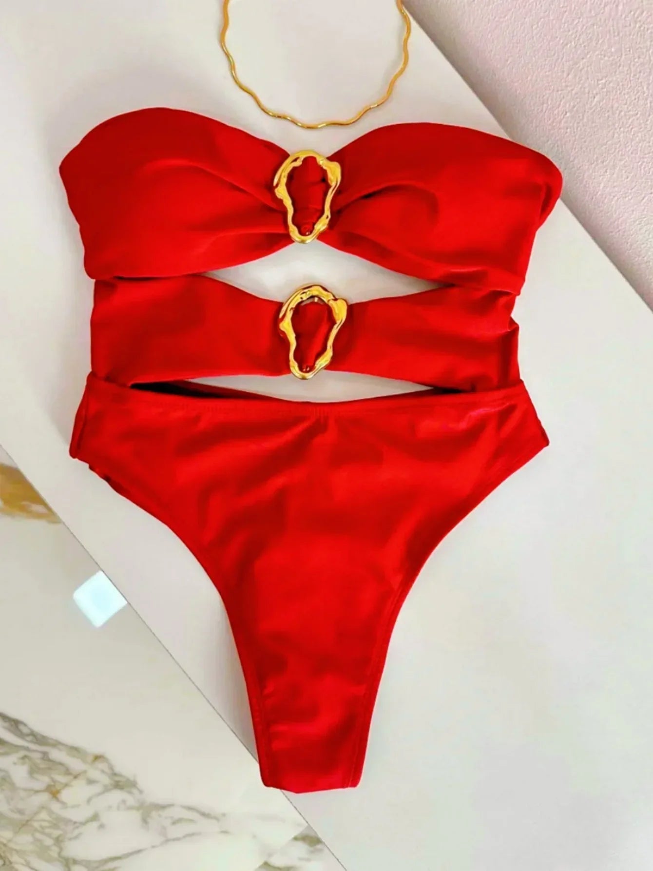 Mae | Swimsuit with Metal Rings