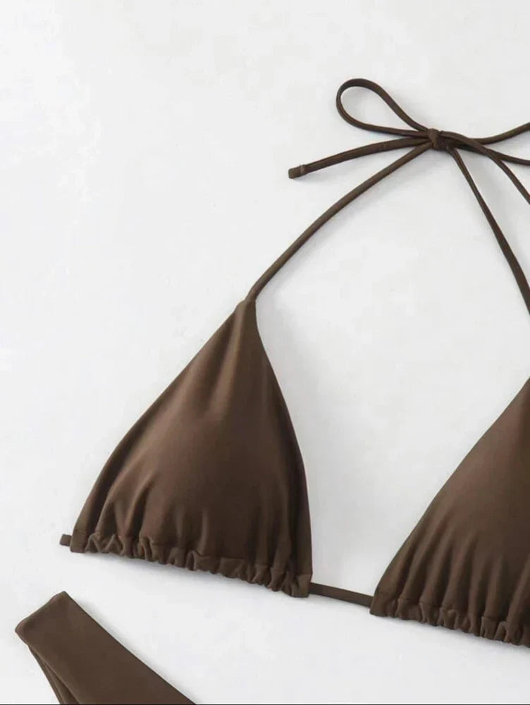 Carla | Lace-Up Bikini Set