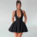Kayla | Chic V-Neck Mini Dress