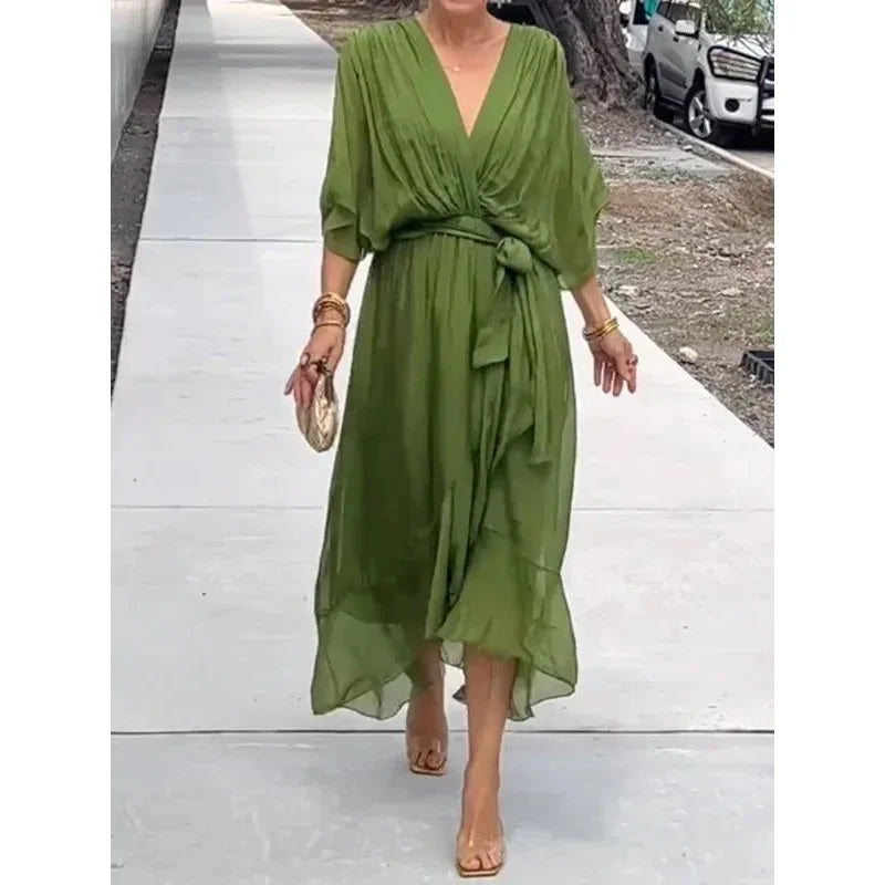 Sanya | Dress with flowing sleeves