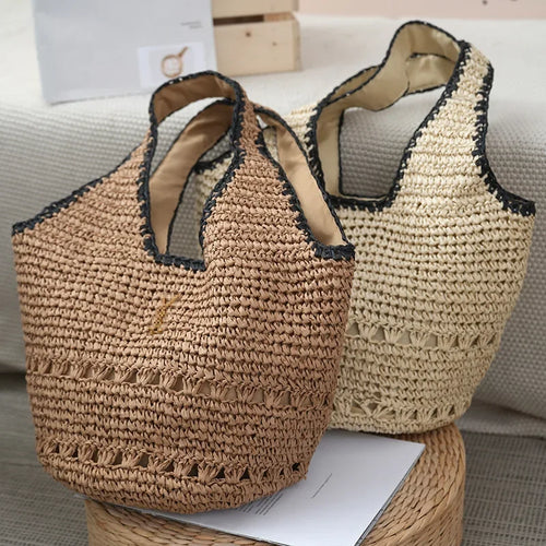 Aurel | Minimal Straw Handbag