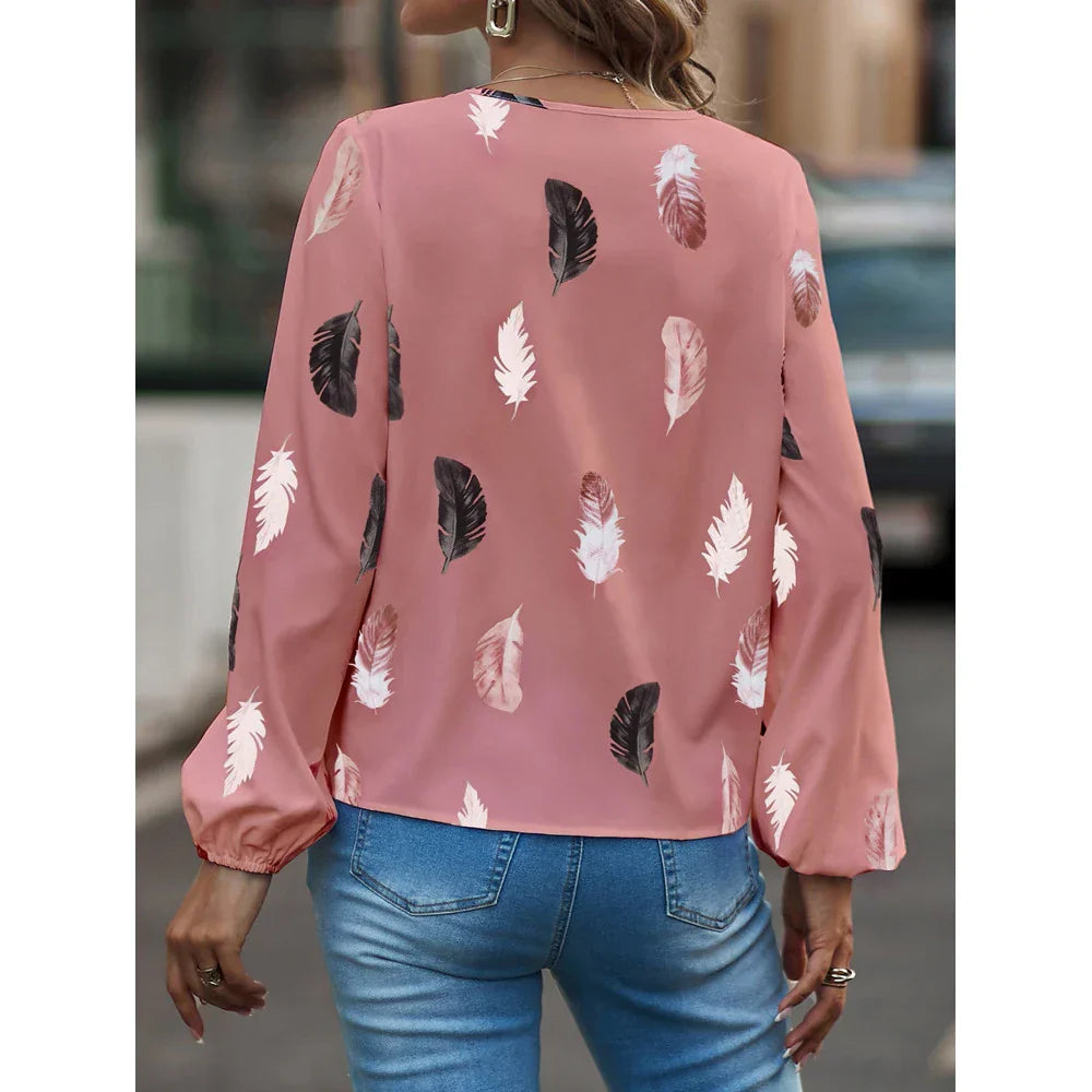 Maureen | Feather Detail Blouse