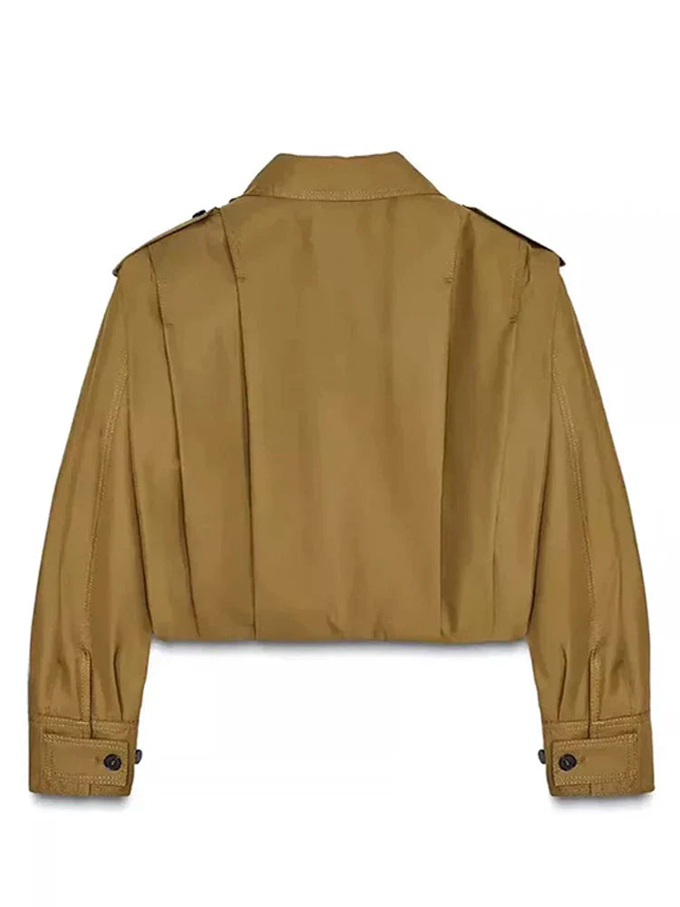 Diva | Cropped Trench Coat