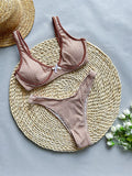 Carmela | Checkered Bikini Set
