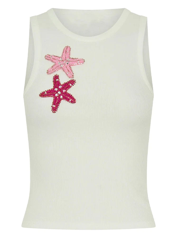 Ethel | Sequin Starfish Skirt Set