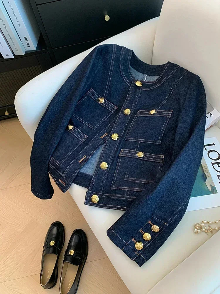 Yasmin | Chic Blue Denim Jacket
