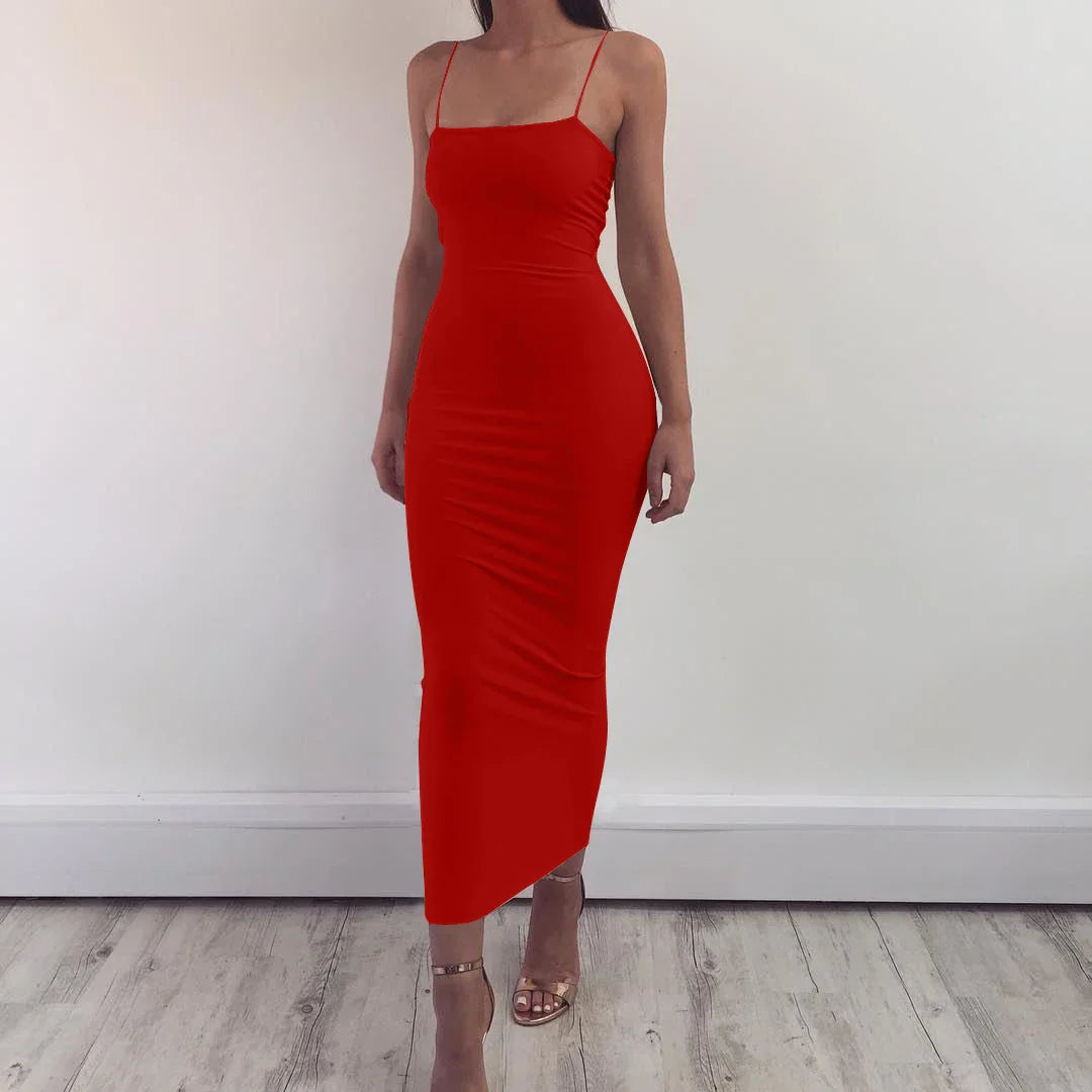 Jasmine | Glamorous Spaghetti Strap Dress