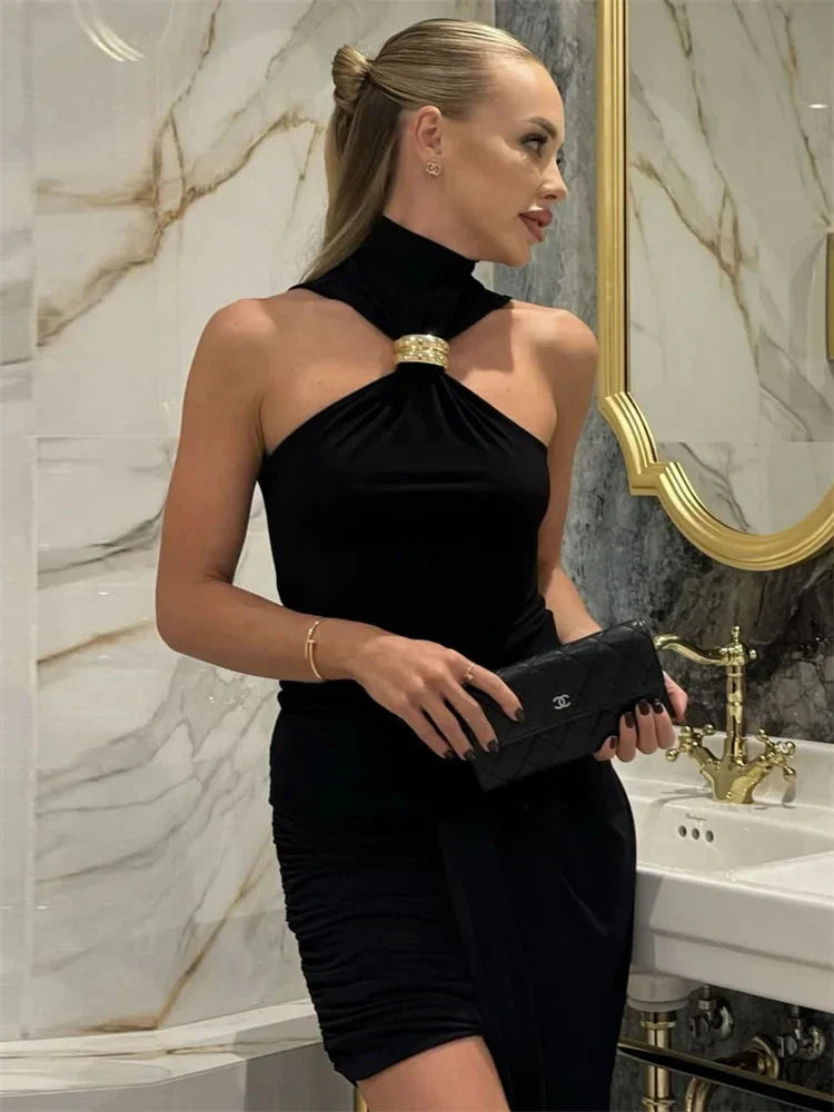 Brianna | Chic Top with Gold Detail