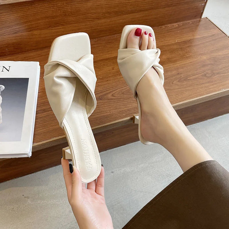 Natalie | Twisted Strap and Elegant Heel