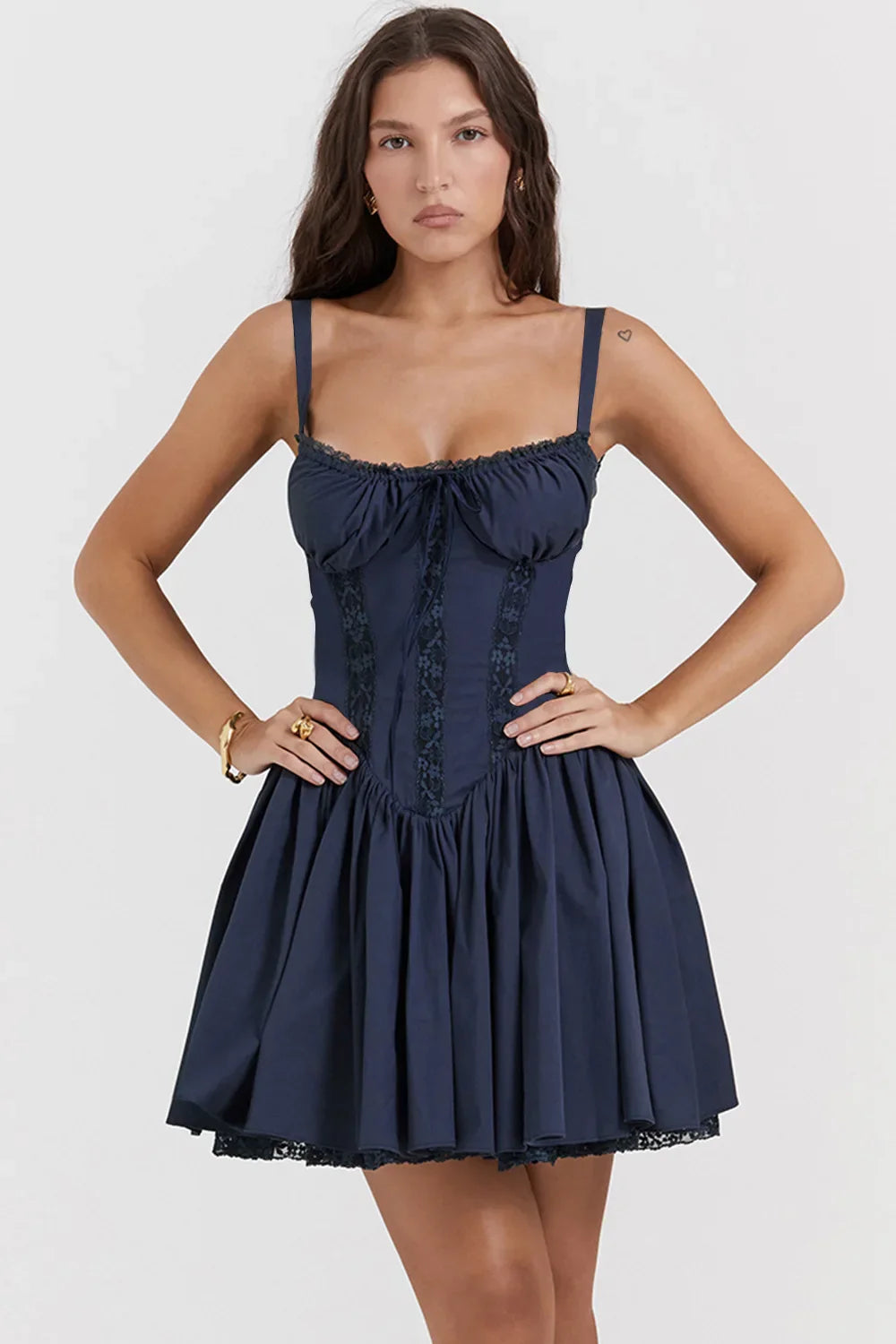 Klara | Laced Elegance Mini Dress