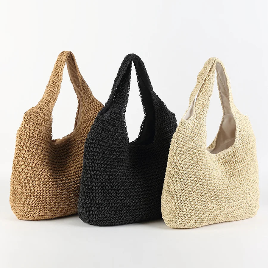 Ashley | Chic Rattan Shoulder Bag
