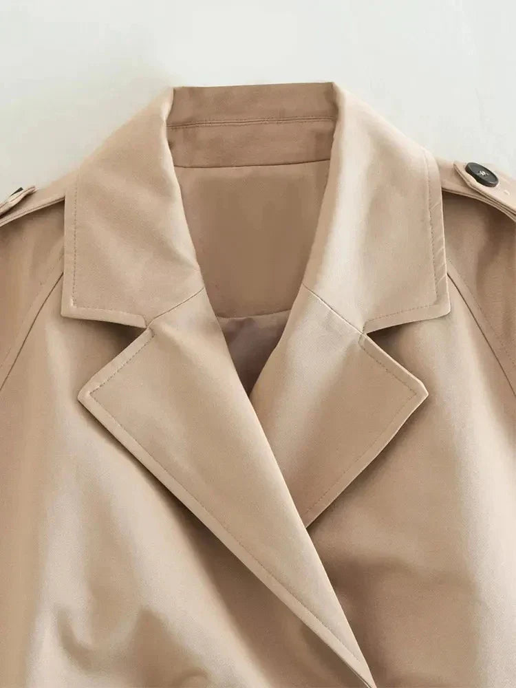 Trixy | Belted Cropped Jacket