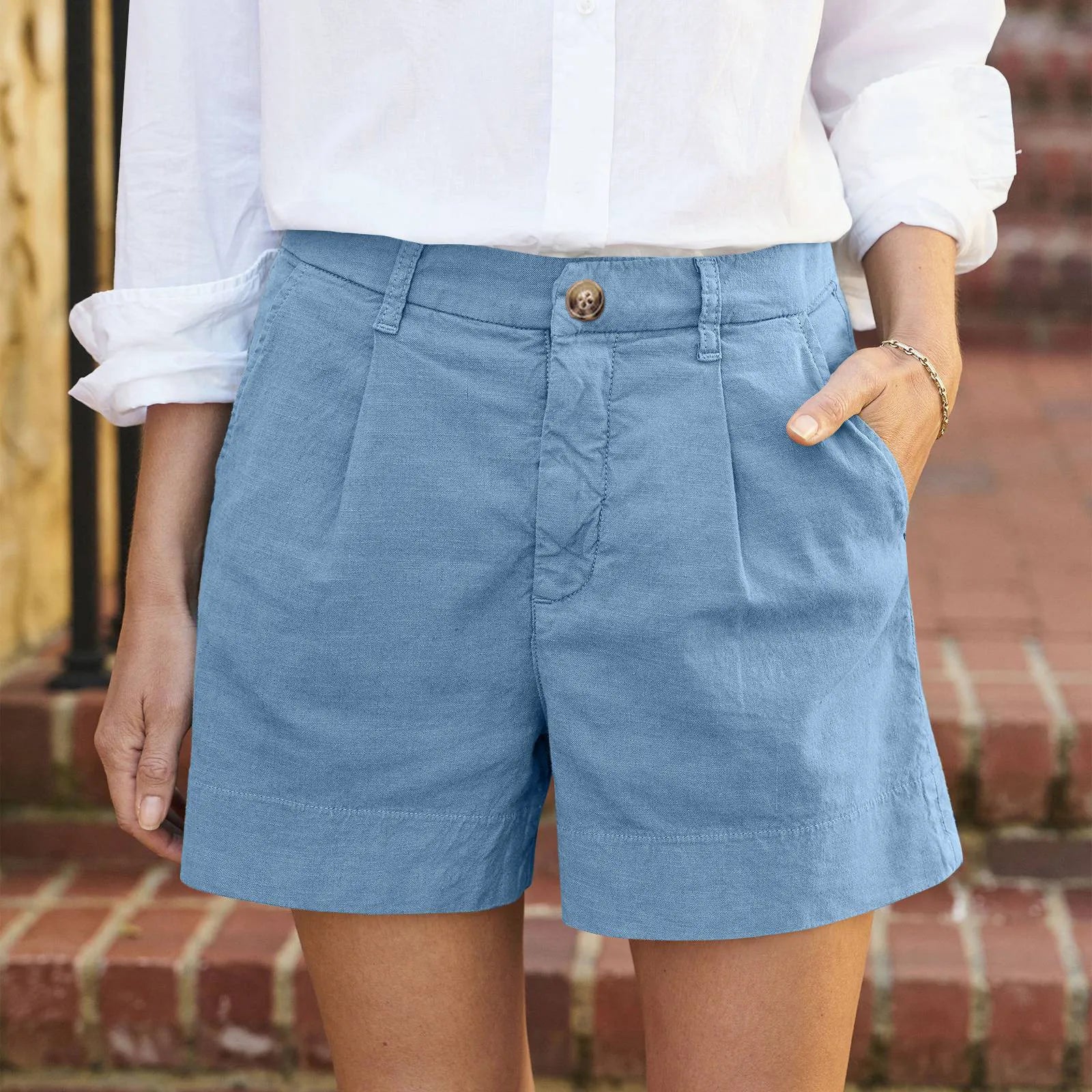 Andie | Comfy Fit Side-Pocket Shorts