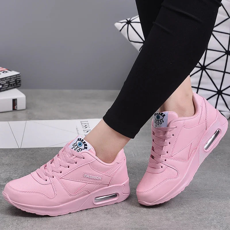 Ivory | High-Sole Sneakers