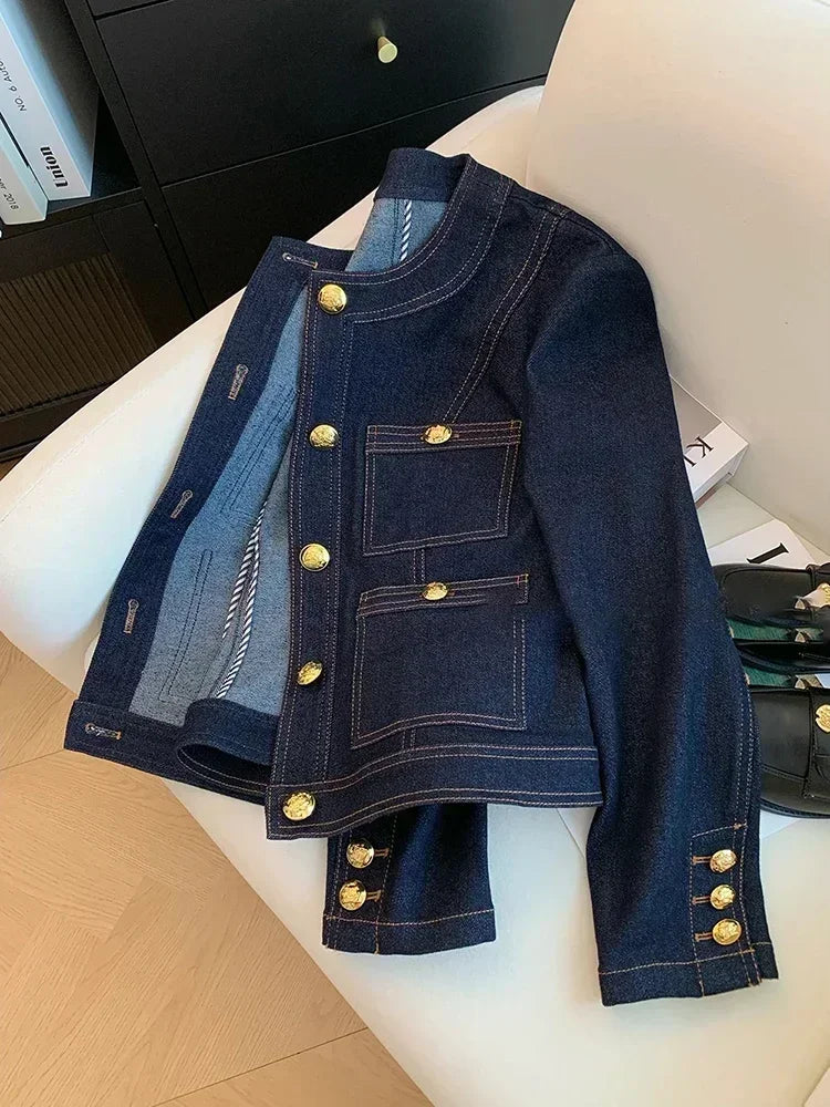Yasmin | Chic Blue Denim Jacket