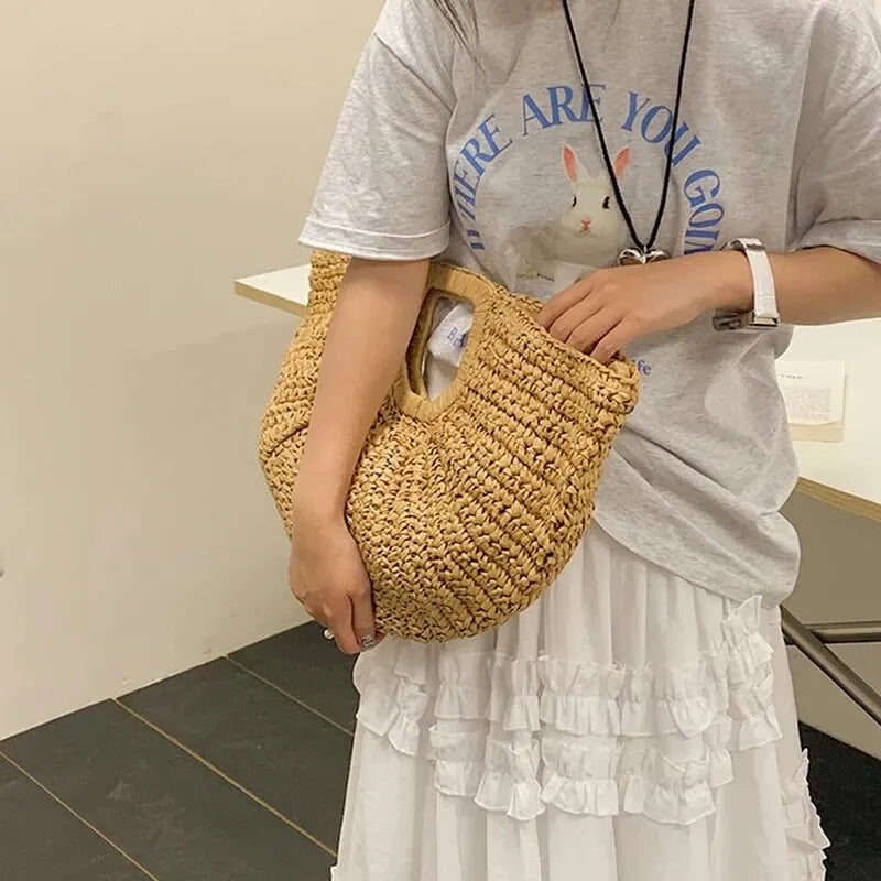 Jeanna | Chic Rattan Handbag