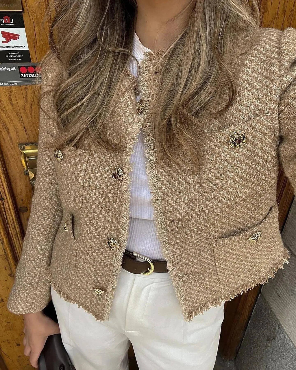 Desiree | Elegant Blazer with Luxury Buttons