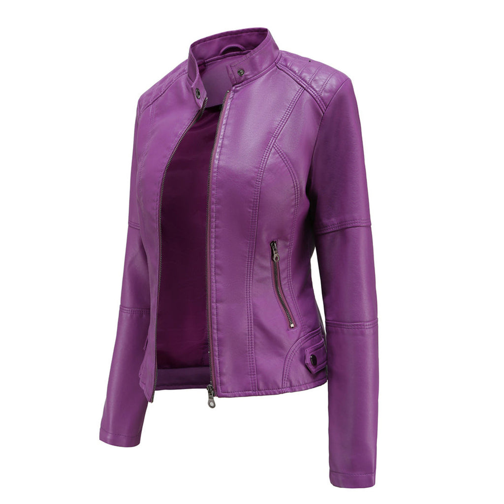 Siri | Elegant Leather Jacket