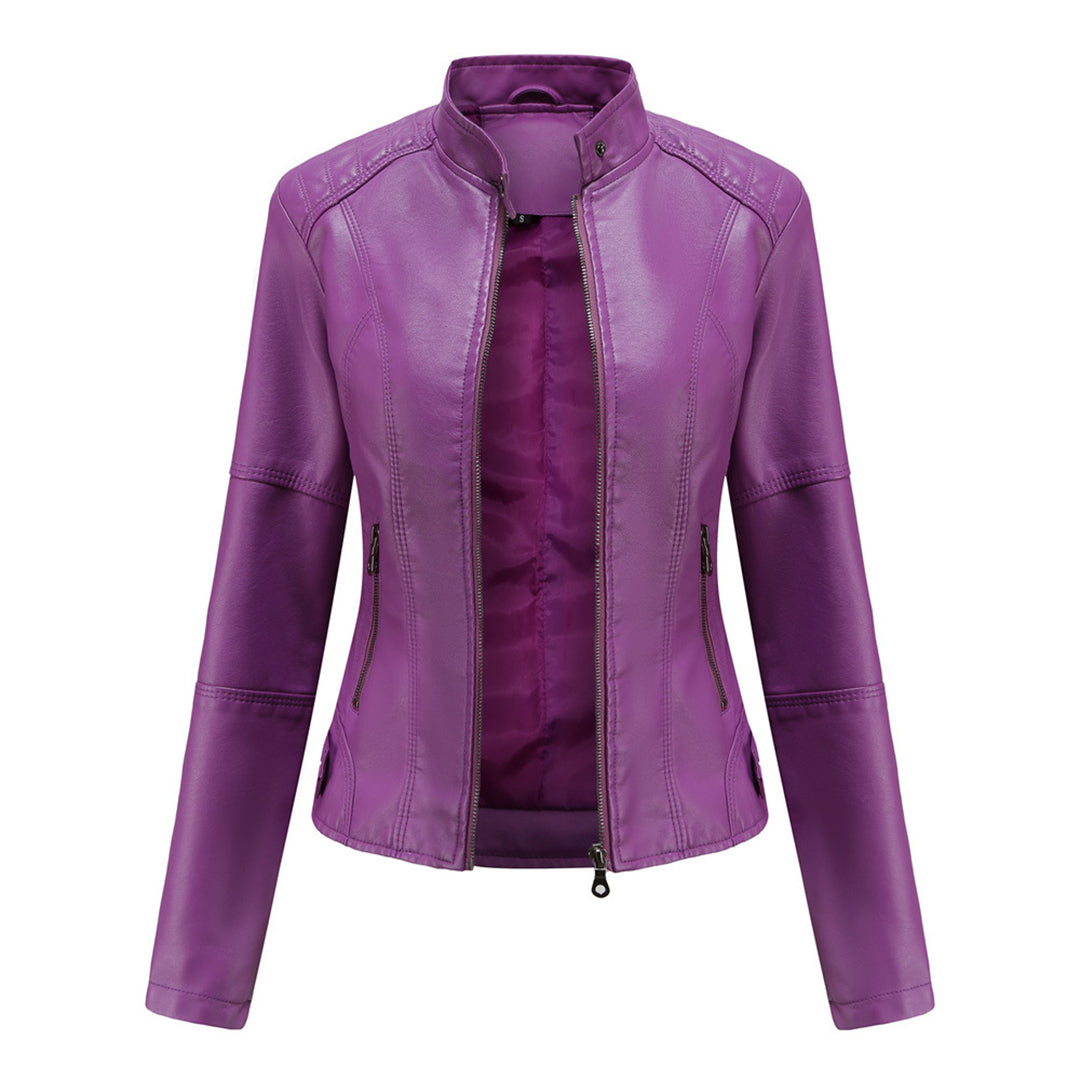 Siri | Elegant Leather Jacket