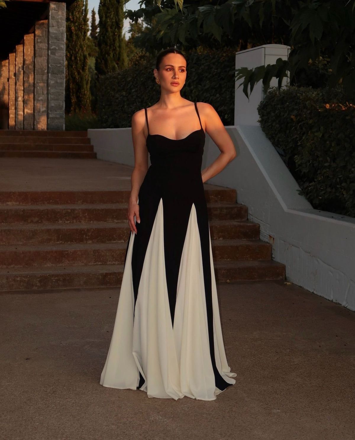 Leticia | Flowline Maxi Dress