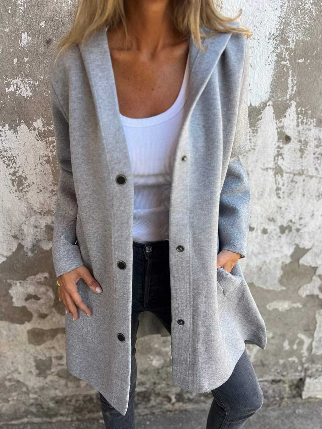 Sebbie | Modisk cardigan with hood