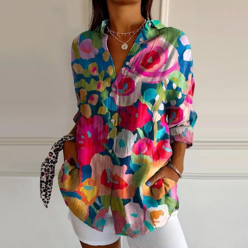 Erika | Vintage Flower Blouse