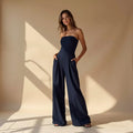 Amber | Strapless Jumpsuit