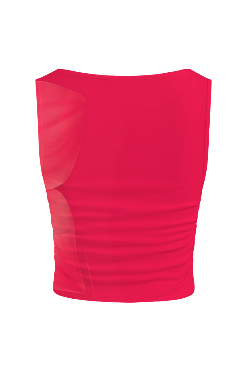 Lexine | Floral Pop Sleeveless Top