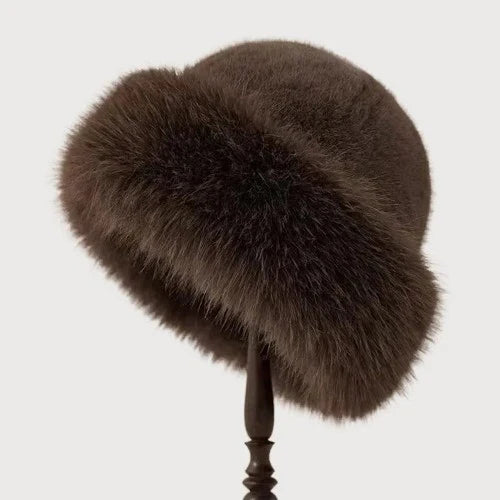 Helen | Fox Fur Beanie
